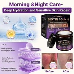 Biotin 10-in-1 Skin Restoration Cream, 2026 Professional Skin Treatment Cream US