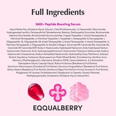 EQQUALBERRY NAD+ Peptide Boosting Serum | 14 Peptide Serum for Face, Neck & B…