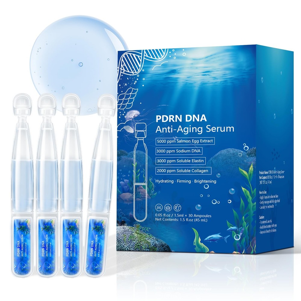 Salmon DNA PDRN Anti-Aging Serum, Microneedling Aftercare & Barrier Support w…