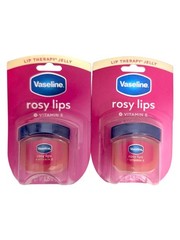 Vaseline Lip Therapy®, Rosy Lips, 2 Pack, 0.25 oz (7 g) Each