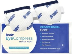 1 Pack Bruder Moist Heat Eye Compress – Professional Model Microwave Activated