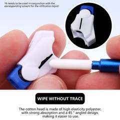 3mm 5mm Double Tips Cleaning Reusable Fiber Pads Model Hobbyist Tool