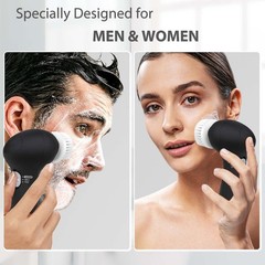 Facial Cleansing Brush Face Scrubber Electric Spin Cleanser with 6 Brush Heads