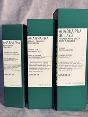 SOME BY MI AHA.BHA.PHA 30 Days Miracle Body Cleanser Set 14.1 oz Acne