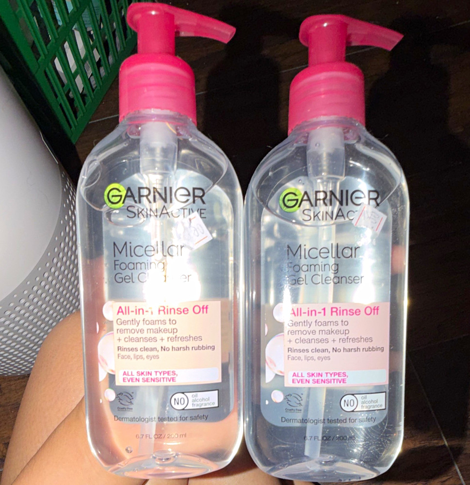 Garnier SkinActive Micellar Foaming Gel Cleanser Makeup Remover 6.7 fl oz