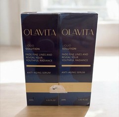 2 X OLAVITA Liquid Solution Anti Aging Serum 30 ml New Sealed! Pack
