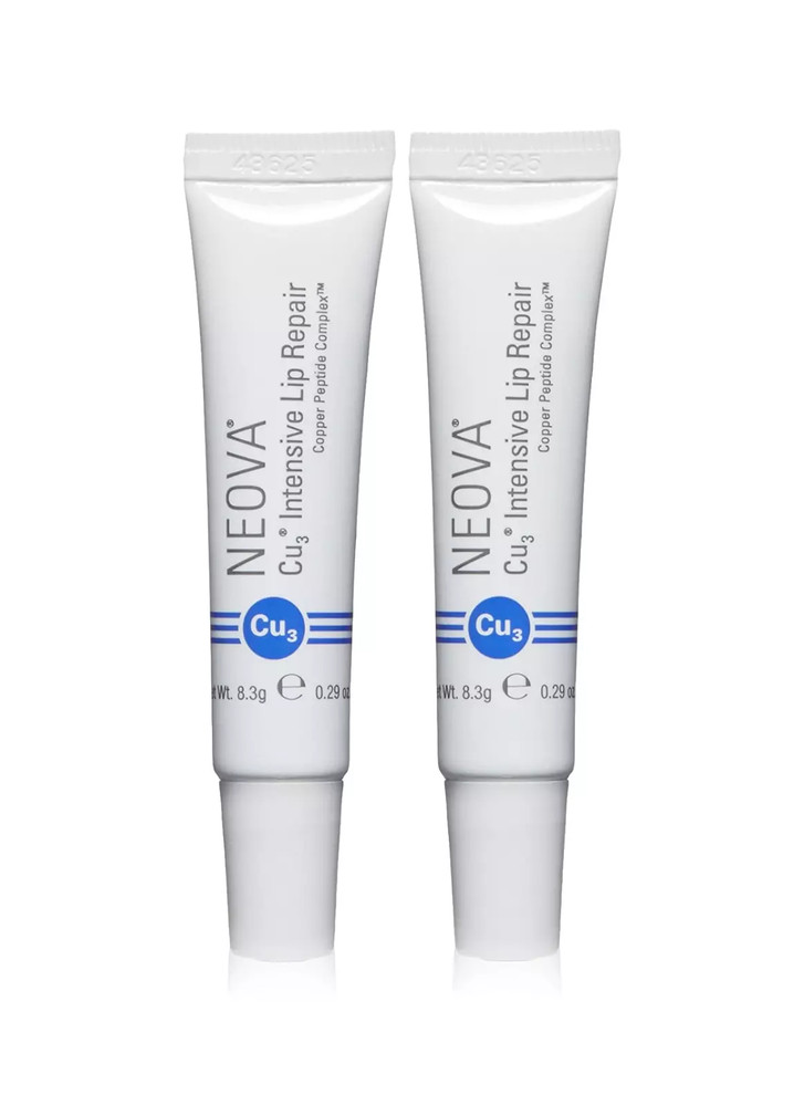 Neova Cu3 Intensive Lip Repair – Protects Lips 0.29 Oz – 2 Pack! Sealed! No Box