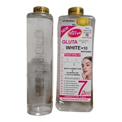 veet gold Gluta ×10 Face body corrector oil 1000ml spf 15