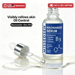 Niacinamide Serum for Face with Zinc & Hyaluronic Acid,Smoothes Wrinkles,Improve