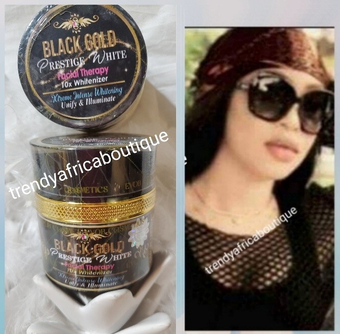 X 1 JAR Black GOLD PRESTIGE WHITE face cream 75g NEW PACKAGING. 100% ORIGINAL
