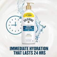 Gold Bond Healing Hydrating Body Lotion with Aloe, Moisturizer for Dry to Extra