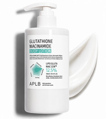APLB Glutathione Niacinamide Body Lotion 300ml Unscented Moisturizing K-Beauty