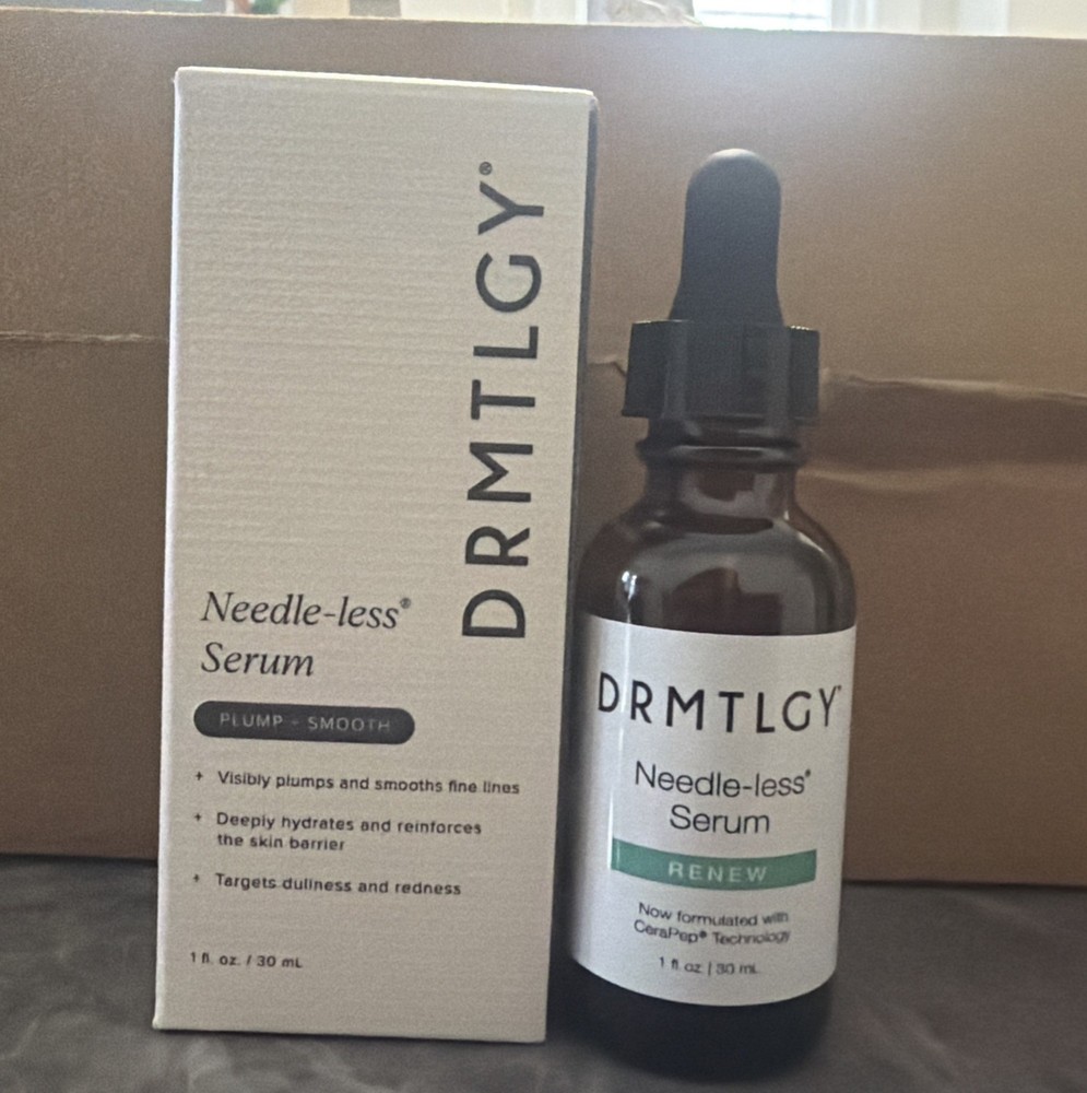DRMTLGY Needle-less Serum Renew Soften/Hydrate 1.0 oz/ 30ml NIB SEALED