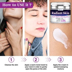 Firming Neck Cream Collagen Power for Wrinkles & Lines Tighten Lift Neck 55ML