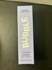 BUBBLE Float On Soothing Face Oil Moisturizer Hydration 1.0 fl oz Vegan