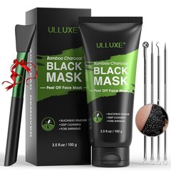 ulluxe Blackhead Remover Mask Kit, Charcoal Peel Off Face Mask for Deep Cleansin