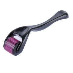 Derma Roller 0.25mm Microneedle for Beard Hair Skin Black-0.25, Black