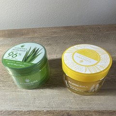 ALODERMA Organic Aloe Vera Gel & Aloe Flower Essence Gel Set 200g