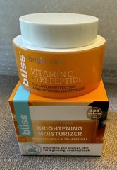 Bliss Bright Idea, Vitamin C + Tri-Peptide Moisturizer 1.7 fl oz 50 mL NEW