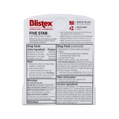 3 Pack Blistex 5 Star Lip Protect Size .15 Ounce