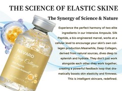 Navarro Peptide Deep Collagen Lifting Ampoule Hydrating Firming Facial Serum