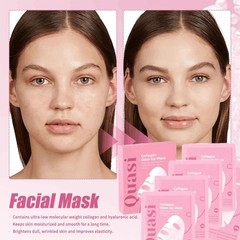 Quasi-Collagen Glow Up Mask | Hydrating & Firming Facial Mask – 4 pcs/box