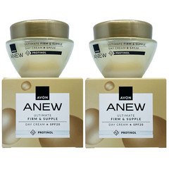 2x AVON Anew Ultimate Firm & Supple Day Cream SPF 20 with Protinol 1.7 fl.oz