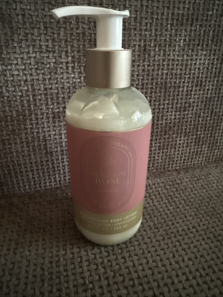 NEW * BATH AND BODY WORKS * AROMATHERAPY * HEIRLOOM ROSE *