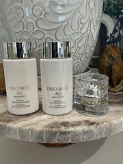 DECORTE AQ MELIORITY TRAVEL SET 3PC EMULSION LOTION CREAM LUXURY SKINCARE NIB