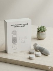Waterproof Multi-Function Electric Facial Cleanser & 7-in-1 Body Spin Brush