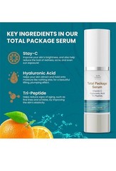 1PACK Sun Package Science Total Coast Serum, Vitamin C, Hyaluronic Acid, 1 Ounce