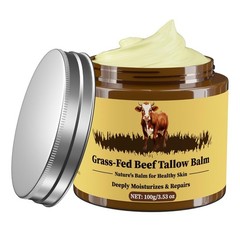 Grass Fed Beef Tallow Honey Balm Face Body Cream Moisturizer 3.53oz