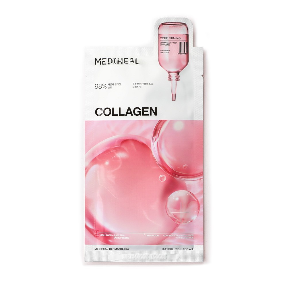 MEDIHEAL Collagen Essential Mask 7 Day Firming Care Set 7+1 K-Beauty Sheet Mask
