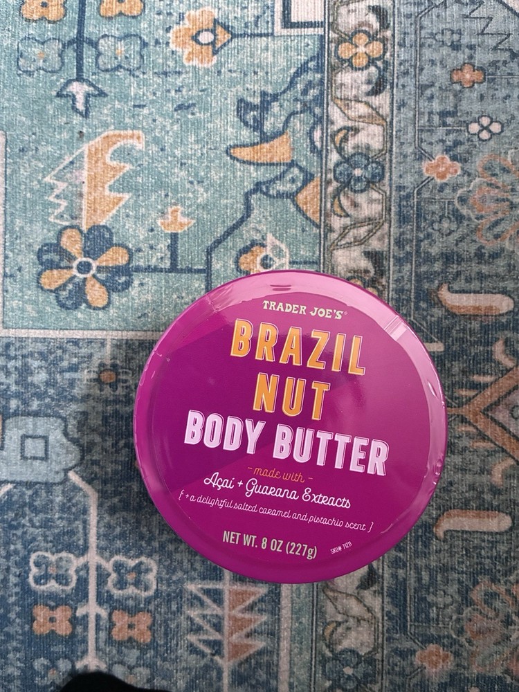 Trader Joe’s Brazil Nut Body Butter BRAND NEW W/ Açaí & Guarana Extracts