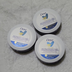 Dove Body Love Rich Nourishment Hydrating Cream Moisturizer 2.53 fl oz Lot 3