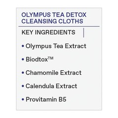 2 X Korres Olympus Tea Deep Detox Cleansing Cloths Pack 100 Count Sealed