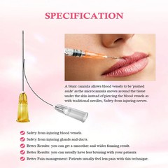Flexible Micro Cannula 18g/22g/23g/25g/27g/30g 38/50/70/100mm Medical Consumable