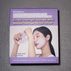 New Biodance Rejuvenating Caviar-PDRN Real Deep Hydrogel Face Mask 24 Sheets
