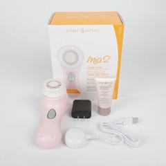 2 Speeds White Clarisonic Mia 2 Sonic Facial Skin Cleansing Brush System