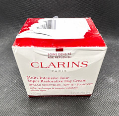 Clarins Age Replenish Super Restorative Day Cream Moisturizer SPF 15 1.7 oz