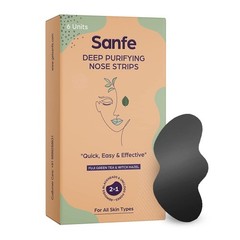 Sanfe Deep Purifying Nose Strips for Women & Men Blackheads Pack of 6