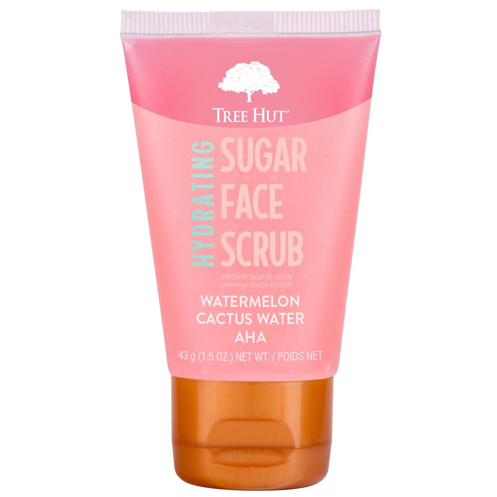 Tree Hut Mini Watermelon & Cactus Hydrating Face Scrub, 3.4 Fl Oz (Pack of 1)