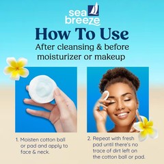 2PK Sea Breeze Original Formula Astringent for All Skin, Acne & Blemishes, 16 Oz