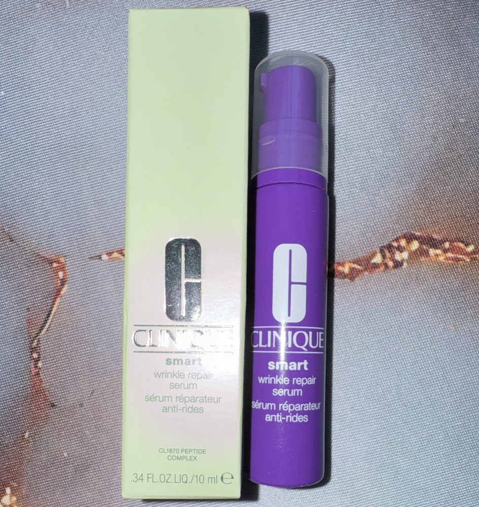 CLINIQUE Smart Wrinkle Repair Serum Peptide Complex Mini 0.34 fl oz – New