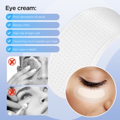 Hyaluronic Acid Microneedle Eye Patches for Anti Wrinkle,Fine Lines Moisturizing