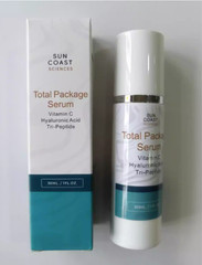3- Sun Coast Sciences TOTAL PACKAGE treatment 1oz vitamin infused C Hyaluronic A