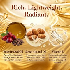 Glow Remedy Anti-Aging Body Oil Skincu with Botanical Organic Extracts 100ml USA