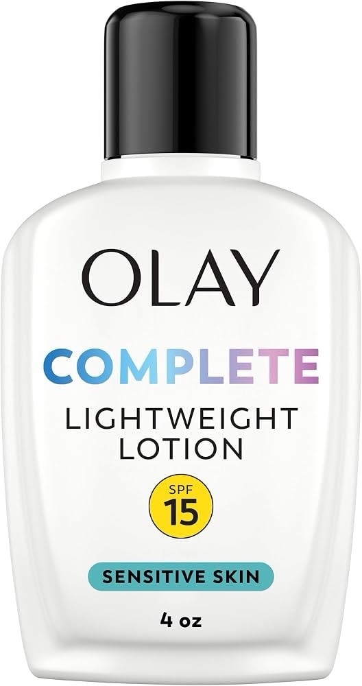 Olay Complete Daily Moisturizer SPF 15 Broad Spectrum Sunscreen Sensitive 4oz