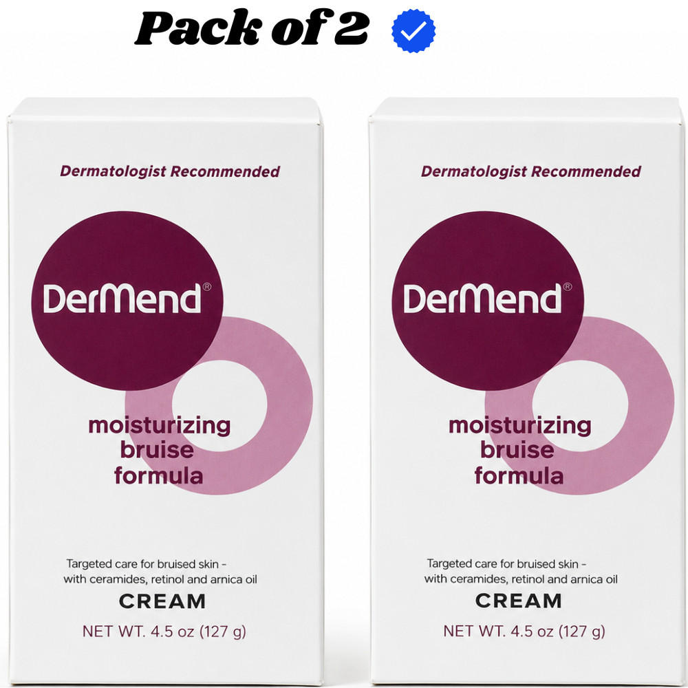2-Pack DerMend Bruise Formula Cream – 4.5 oz Each Mature Skin Care – Sealed Box