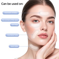 Hyaluronic Acid Microneedle Eye Patches for Anti Wrinkle,Fine Lines Moisturizing